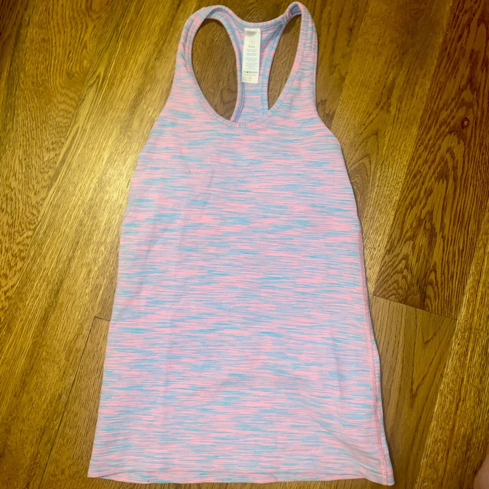 An Ivivva size 10 pink and blue tank top. EUC no stains or flaws